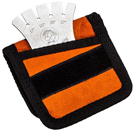 KIRSCHEN Werkzeuge 3712000 | Winkellehre zum Prüfen der Schneidenwinkel bei Stech- und Schnitzbeitel