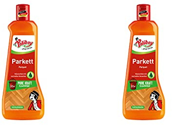 POLIBOY Parkett Pflege - Pflegendes Reinigungsmittel für Holzböden - Reinigungskonzentrat mit Avocadoöl - 2x 500 ml - Made in Germany
