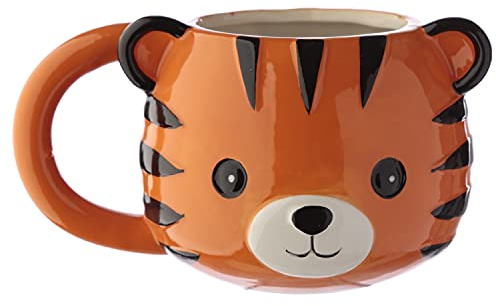 Puckator Mug en Céramique Animal Jungle & Zoo Adoramals - Tête de Tigre marca