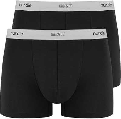 Nur Die 2er Pack Boxer GOTS Organic Cotton aus Bio-Baumwolle Enge Boxershorts Männer Unterhosen Herren