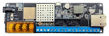 12-Zone Wired Smart Alarm Panel - Konnected Alarm Panel Pro Conversion Kit - Make Wired Alarm System Smart - SmartThings, Alexa - No Batteries or Monthly Subscription - Wi-Fi & Ethernet Connection