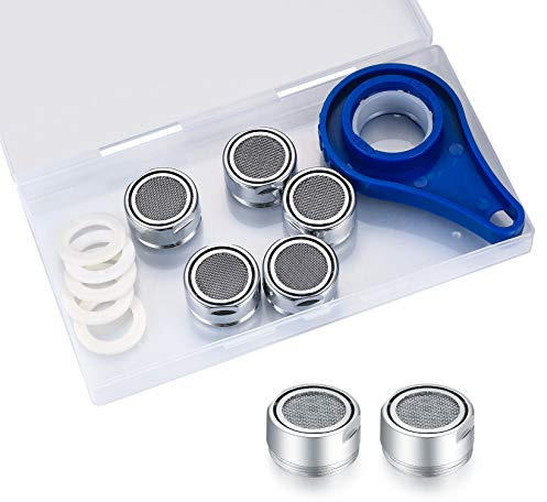 5 Pcs Tap Aerator, Tap Nozzle Replacement Part | Tap Faucet Aerator With Gasket, Wrench