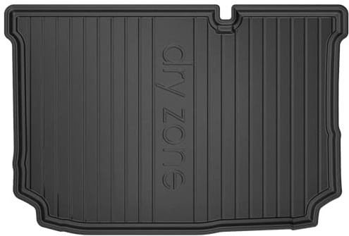 MOTOS Kofferraum schutzmatte passend für Ford Fiesta VII 2017-2023 Hatchback, 5-türig, ohne höhenverstellbaren Kofferraumboden Verbessern Sie Ihren Reisekomfort mit Antirutschmatte Auto DZ- Allwetter