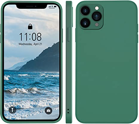 WXX for iPhone 11 Pro Max Case Silicone Soft Ultra Slim Case Camera Protection Gel 11 Pro Max Phone Case Thin Cover Rubber Lightweight Anti-Scratch Compatible for iPhone 11 Pro Max 6.5-inch Dark Green