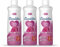COCCOLATEVI Parfum de Linge rose améthyste, 3 paquets de 300 ml, essence lessive à utiliser comme parfum lessive laveuse et sécheuse, parfum maison ou nettoyant pour sol