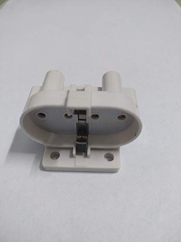 Gerrit Support de lampe de type H 2G11 support de lampe plat à quatre broches salon long tube de lampe prise de siège port de lampe support de carte à 4 broches base de type H