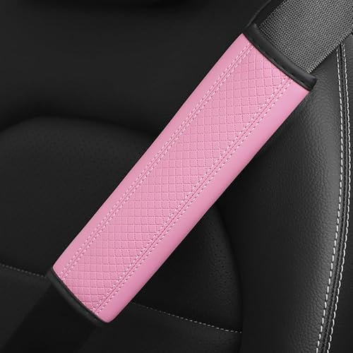 HXLOOK 2 Stück Auto Gurtpolster Gurtschoner, für SEAT Ateca Cupra 2016-2023,Sitzgurt Schutzkissen Polsterung Schulterschutz Interieur Styling Zubehör,D