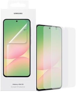 Samsung 2X Genomskinligt skärmskydd mot bländning för Galaxy A56, Transparent