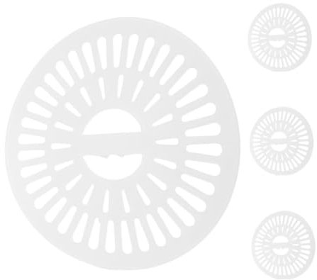 Mipcase 4piezas Tapa Hueca Plástico Fregadero Lavadora Accesorio Centrifugado Placa Prensa Reutilizable Cocina Repuesto Tapa Centrifugado Lavadora