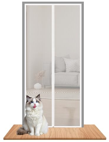 Zanzariera per interni per gatti, a prova di gatto, rete adesiva e rinforzata, per cucina, camera da letto, magazzino, corridoio, appartamento, patio, balcone