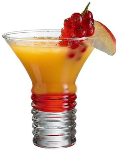 CONGARTENO Bicchiere Trasparente per Cocktail Vino Elegante e Raffinato per Feste Whisky e Bevande Design Unico e Multifunzione per Occasioni Speciali