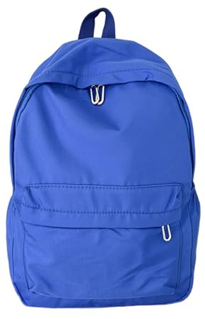 TSLBW Backpack for School Teen Girls Boys, Rucksack Lightweight School Bag, Casual Daypack High School Backpacks for College Student Outdoor Travel Sports Bag A4 Magazine IPad 14L (Klein Blue)