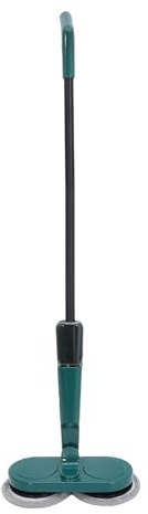 TOYANDONA Mopa Eléctrica Inalámbrica Verde S5 con Depósito de Agua, Limpiador de Pisos Eléctrico Rotativo y Recargable, Trapeador Doméstico para Limpieza de Suelos de Madera y Baldosas