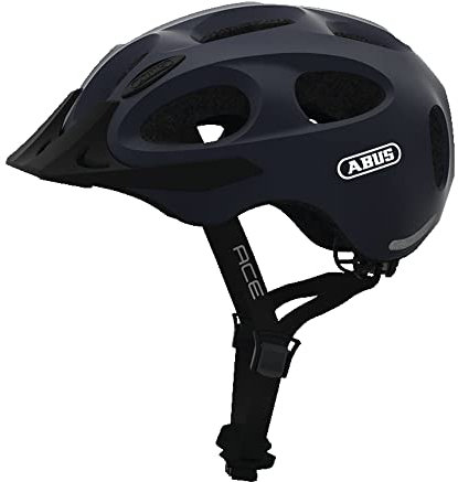 ABUS Unisex Fahrradhelm, Blau (Metallic Blue), M (52-57 cm)