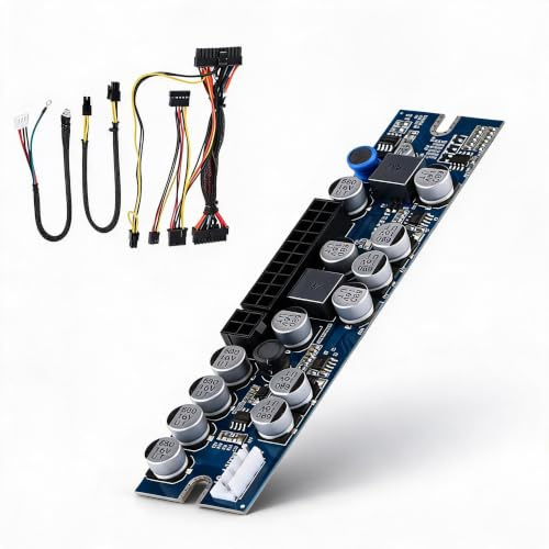DC 12V 300W Módulo de Fuente de Alimentación PC de Protección Completa Portátil PSU Módulo de Fuente de Alimentación Profesional Con 24Pin Connect/AUX/SATA Cable Para Mini-ITX y 1U Case