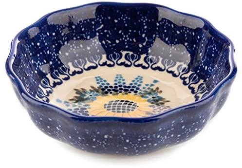 Ceramica Polacca, Ceramica Artistica Dalia Boleslawiec Wavy Ceramica Ciotola Falmir | E411