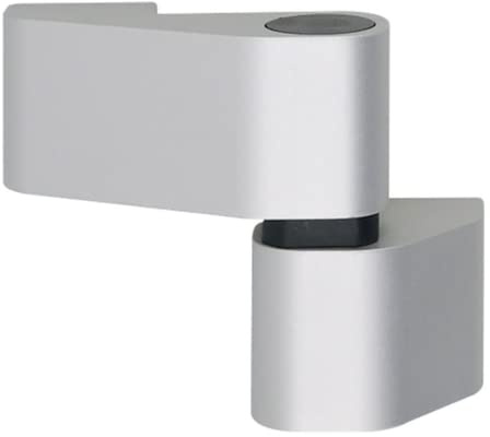 WSS 2D Alu-Türband 2-tlg. Drehpunkt 25/Achse 78 – Art. 04.150.2578.114 | höhen- & seitenverstellbar, Exzenterbuchse ±1,5 mm, E6/C-0 silber eloxiert