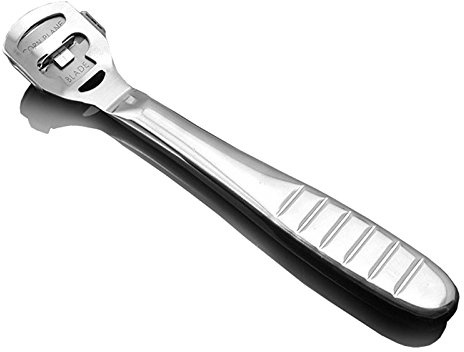 Ntcpefy Maquina de pedicura cuidado de pies de manejar de acero inoxidable Cortador de piel Removedor de cuticula de cuchillas Maquinilla de afeitar