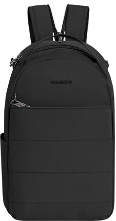 Travelon Anti-Theft Roam Convertible Backpack Sling, Black, 8 W x 14 H x 4.5 D, Anti-theft Roam Convertible Backpack Sling