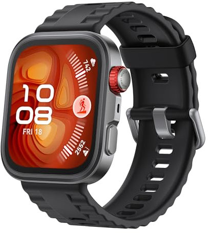HUAWEI Watch FIT 4 Pro Smartwatch, Cristal de Zafiro y Titanio, Brillo máximo de 3.000 nits, Pago por NFC, Dual –Band GPS, ECG, Deportes al Aire Libre de Alto Rendimiento