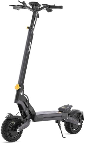 Patinete Eléctrico Ausom L2 de 10 Pulgadas con batería de 48 V y 15,6 Ah, 70 km de autonomía, E-ABS + Frenos de Disco, protección antirrobo NFC, Aventuras y desplazamientos urbanos (Motor Doble)