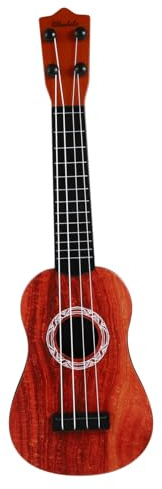 Hemobllo Ukulélé Jouet pour Garçon Fille Instrument De Musique Ukulélé Plastique pour Débutants