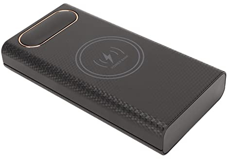 Tomantery Kit Power Bank Box Caricabatterie Compatto Intelligente per Custodia Power Bank Fai-da-te con Ricarica Wireless per Tutti i Telefoni