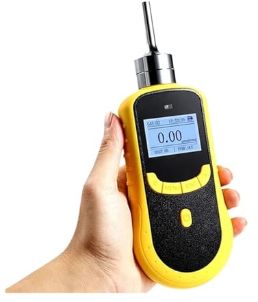 Rilevatore di gas H2 portatile con display LCD, analizzatore di purezza del gas con suono, luce e shock for casa e camper Date in tempo reale