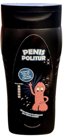 Penis Politur Duschgel Lustiges für Männer Party Witziges Geschenk Gag Artikel Geschenkidee Männergeschenk Geburtstagsgeschenk Spaß Geschenk für Freunde 300 ml