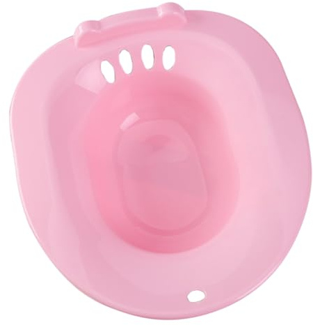 Tofficu Sitzbadewanne aus Kunststoff mit Rutschfestem Design und Leichter Reinigung für Postoperative Pflege und Tägliche Hygiene bei Schwangeren und Senioren
