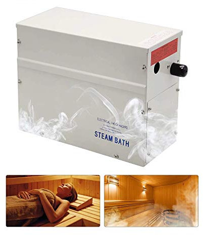 Générateur de Vapeur pour Bain de Sauna - Générateur de hammam Générateur de Vapeur de Sauna pour Spa, Maison, kit de générateur de Vapeur Commercial Générateur de Bain de Vapeur avec contrôleur Nu