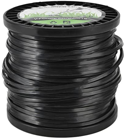 Qcwwy Hilo de Corte de Hilo, de Corte de Nailon de Alta Eficiencia, Redondo de 3,3 Mm, Adecuado para Cortadoras de Césped y Recortadoras (50M)