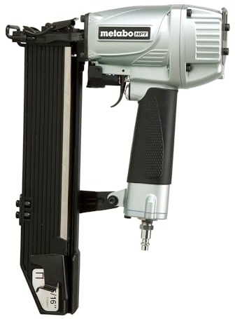 Metabo HPT 15/16 Inch Wide Crown Stapler, Pro-preferred Pneumatic Power Nailers, Fastening Tool for Wire Lathing, Housewrap, Roofing & Insulation, 16 Gauge, 5/8to 2 Crown Staples, N5021A