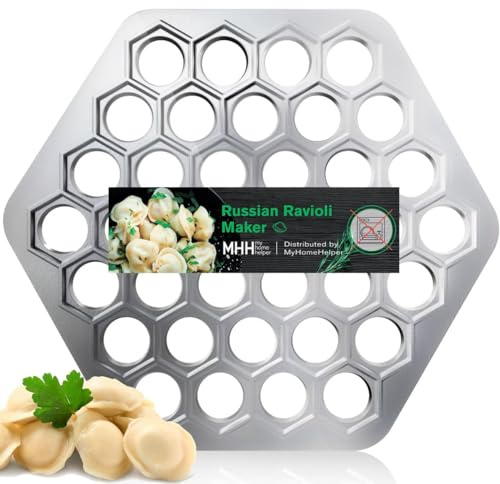 Russian Ravioli Maker Dumplings Mold - Pelmeni Metal Mold - Siberian Pelmeni Meat - Dumpling Maker Machine - Ravioli Cutter 1302439