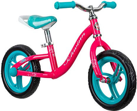 Schwinn Elm and Koen Bike or Balance Bike, 12-18 Inch Bike for Kids Ages 2-13, Black, Blue, Red, Teal, Pink or Purple, SmartStart Ergonomic Design, Adjustable Seat Grows with Child, Training Bicycle