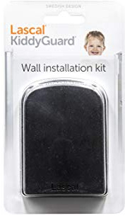 Lascal Wandausgleichs-Kit für KiddyGuard Treppenschutzgitter, variabel einstellbares Wandinstallations-Set für Türschutzgitter, Türgitter Wandmontage, schwarz
