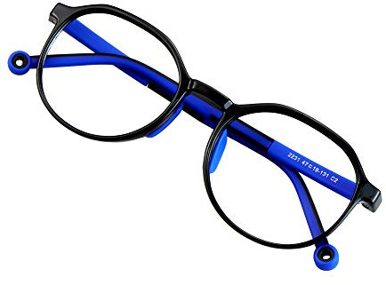 VisionGlobal Blue Light Blocking Glasses for kids, Anti Eyestrain and Blurry, Computer Glasses, Anti Glare