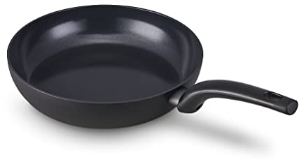 Beka Kuro Poêle à Frire Noire Céramique Renforcée Titane 20 cm - Sans PFAS - Compatible Tous Feux dont Induction - Garantie 5 ans
