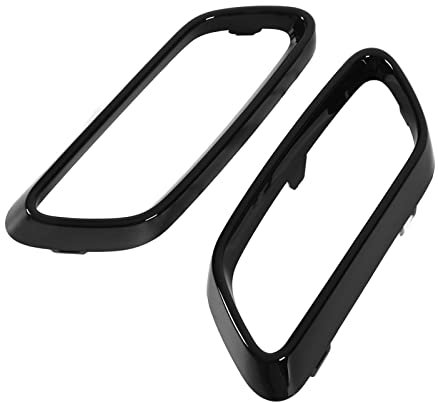 Auspuffblenden-Abdeckungsblenden Als Ersatz für die C-Klasse W206 S206 AMG Line ab 2022 (Glänzend schwarz)