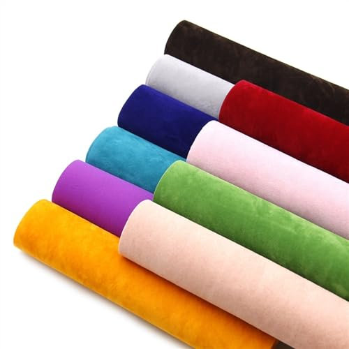 Synthetisches Leder Kunstleder-Blattstoff-Set, 20 x 33 cm, for Bucheinband, Schleifen, DIY, handgefertigtes Material (Color : 1081265001)