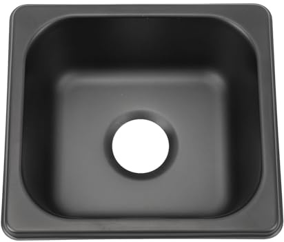 Wohnmobil-Spüle, 17,5 X 16,5 X 7,1 Cm, Einzelbecken-Spüle, Unterbau-Barspüle aus Edelstahl, Kratzfest, Passend für Wohnmobil, Boot, Wohnmobil, Zuhause, Küche