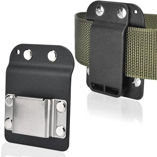 Bohrer-Gürtelhalter, Bohrer Clip für Werkzeuggürtel, Clip-On-Werkzeuggürtel-Bohrhalter für Schlagschrauber, Nagler, passt auf Gürtel bis zu 2 Zoll Breite (Drill Holder)