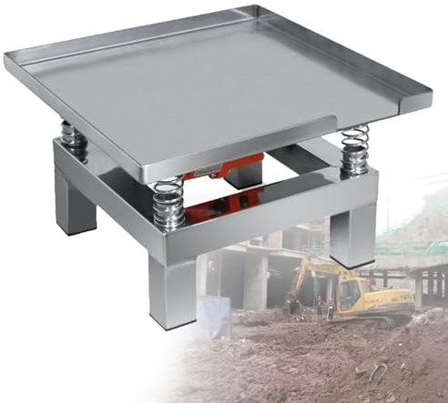 XNYXLPP Tables vibrantes en béton, vibrateur électrique à Plaque Plate en béton, Petite Table vibrante en béton, Test sur Banc (110V)