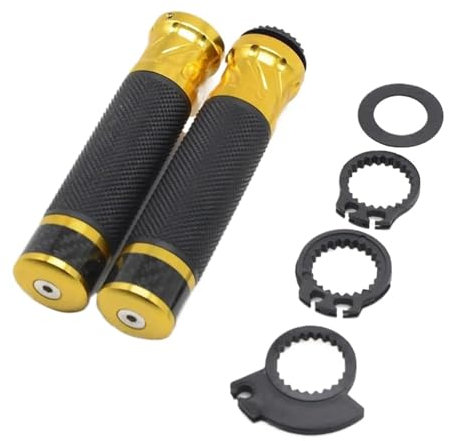 Motorradlenker Für CB190R VT1100 MSX125 XADV 750 X ADV Für GROM XADV 7/8'' 22MM Motorrad-Lenkerkappen/Lenkergriffe(Gelb)