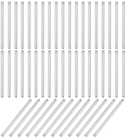 QUARKZMAN 55 Stück 304 Edelstahl Zylinderstift 4mm Durchmesser, 70mm Lange Dübelstifte Metall Regalstifte für Kleiderschrank Kommode Schrank Bücherregal Industrie Haushalt Möbel Regale