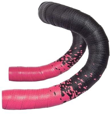 DFGBAPKBL Kabelbinder aus Edelstahl 215 cm Anti-Vibration PU EVA Gebogen Radfahren Rennrad Bänder Fahrrad Lenker Band Racing Lenker Gürtel Fahrrad Wrap Fahrrad zubehör(Pink)