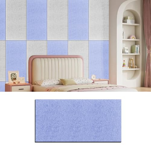 Panneaux acoustiques pour murs et plafonds - Grands panneaux insonorisants auto-adhésifs avec réduction du bruit pour bureau, fenêtre et porte - Absorbeurs acoustiques décoratifs haute densité