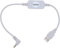DigitCont USB 5 V auf DC 12 V 4 mm x 1,7 mm Stromkabel, kompatibel mit Echo/Pop Geräten, USB-Spannungs-Konverterkabel, Netzteil-Adapterkabel, 3 m, DC 5 V auf DC 12 V Kabel (weiß)