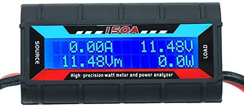 ARCELI Analyseur de puissance 150A Wattmètre RC haute précision avec écran LCD numérique pour la tension (V) actuelle (A)