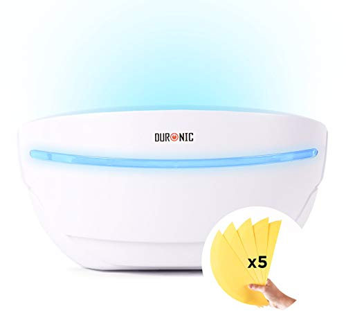 Duronic Electric Fly Zapper Sconce FKWS18 UV Lamp Electronic Fly Killer Bug Catcher, Wall Mount Fruit Fly Trap for Flies Gnats Mosquito Flying Insects